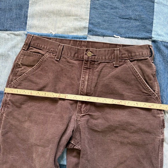carhartt 2000s brown carpenter pants 35x31 - Picture 8 of 9